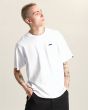 Hombre con camiseta de corte holgado Vans Salton Blanca