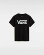 Camiseta de manga corta Vans Toddler Classic negra con logo blanco para niños/as 2-8 años