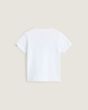 Camiseta de manga corta Vans Classic Blanca con logo negro para niño/a 2-8 años posterior