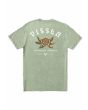 Camiseta de manga corta Vissla Inklines Cosmic Wash verde para hombre