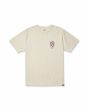 Camiseta de manga corta Volcom Draggin Stone Light Khaki para hombre
