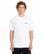 Hombre con Camiseta Volcom Pistol Stone Blanca