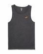 Camiseta de tirantes Volcom Pistol Stone Heather Black para hombre