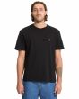 Hombre con camiseta básica de manga corta Volcom Stone Blanks Negra