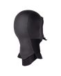 Capucha de neopreno Vissla North Seas 3mm Hood negra para hombre posterior