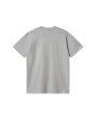 Carhartt WIP camiseta Chase Grey Heather Gold posterior