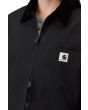 Mujer con chaqueta Carhartt WIP W' Newkirk Summer Jacket Negra cremallera