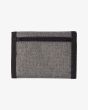 Cartera de triple hoja con velcro Billabong Tribong Lite Grey Heather para hombre monedero