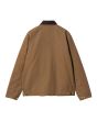 Cazadora de entretiempo con cuello de pana Carhartt WIP Detroit Jacket Summer Hamilton Brown Tobacco Rinsed para hombre posterior