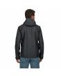 Hombre con Chaqueta impermeable plegable Patagonia M's Torrentshell 3L negra posterior