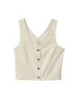 Chaleco Brixton Polanco Tank Blanco para mujer