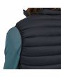 Hombre con chaleco acolchado impermeable Patagonia Down Sweater Vest Negro sisas elásticas