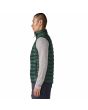 Hombre con chaleco Patagonia Down Sweater Vest Verde Cascada lateral