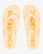 Chanclas Billabong Sunlight Golden Peach amarillas para mujer 