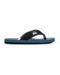 Chanclas Quiksilver Molokai Layback Youth azules y negras para niño lateral
