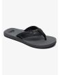 Sandalias Quiksilver Carver Squish negras y grises para hombre