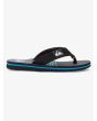 Chanclas Quiksilver Molokai Layback Youth negras para niño derecha