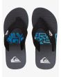 Chanclas Quiksilver Molokai Layback Youth negras para niño superior