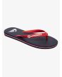 Chanclas Quiksilver para chico Molokai rojas 