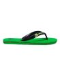 Sandalias Quiksilver Molokai verdes para niño lateral 