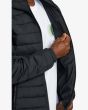 Hombre con Chaqueta acolchada e impermeable con capucha RVCA Packable Puffa Negra interior