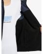 Niño con cazadora reversible con capucha Quiksilver Youth Scaly Azul Marino interior sherpa