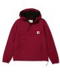 Chaqueta de invierno Carhartt WIP W' Nimbus Pullover para mujer en color granate
