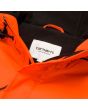 Chaqueta de invierno Carhartt WIP W' Nimbus Pullover para mujer en color naranja cuello