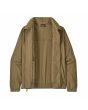 Cazadora cortavientos Patagonia Men's Isthmus Unlined Jacket Slab Khaki para hombre interior sin forro