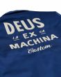 Chaqueta Deus Ex Machina Workwear Jacket 2.0 Mechanic Blue para hombre bordado espalda