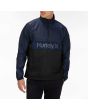 Hombre con Chaqueta ligera resistente al agua Hurley Siege Anorak Jacket azul marino 