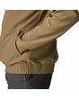 Hombre con Chaqueta ligera Patagonia Isthmus Unlined Jacket caqui bolsillo