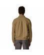 Hombre con Chaqueta ligera Patagonia Isthmus Unlined Jacket caqui posterior