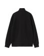 Sudadera con cremallera Carhartt Script Embroidery Jacket Negro-Blanco para hombre posterior