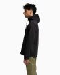 Hombre con Chaqueta impermeable con capucha Hurley Phantom Alpha Polartec Negra lateral