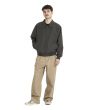Hombre con cazadora ligera Volcom Likurtis Jacket Black Rinsed corte relajado