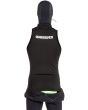 Top de neopreno sin mangas con capucha Quiksilver Syncro Polypro 2mm para hombre posterior