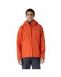 Hombre con Chubasquero plegable Patagonia M's Torrentshell 3L Rain Jacket Naranja Polinizador