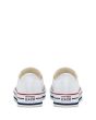 Zapatillas Converse Everyday con plataforma Chuck Taylor All Star Low Top Blancas para niño posterior