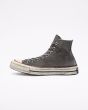 Zapatillas Converse Chuck 70 Smoked Canvas High Top Blanco Humo Unisex izquierda