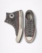 Zapatillas Converse Chuck 70 Smoked Canvas High Top Blanco Humo Unisex superior