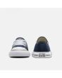 Zapatillas bajas Converse Chuck Taylor All Star Classic Low Top azules para niños de 1 a 4 años puntera y talón