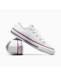 Zapatillas Converse Chuck Taylor All Star Classic Low Top blancas para niños de 4 a 8 años lateral