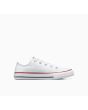 Zapatillas Converse Chuck Taylor All Star Classic Low Top blancas para niños de 4 a 8 años