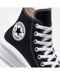 Zapatillas Converse Chuck Taylor All Star Move Platform Foundational Leather High Top Negro-Blanco Unisex parche
