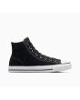 Zapatillas para Skate de ante Converse CONS Chuck Taylor All Star Pro negras y blancas