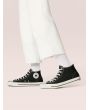 Zapatillas de Skate Converse Cons Chuck Taylor All Star Pro Cut Off Mid Top negras puestas