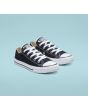 Zapatillas bajas Converse Chuck Taylor All Star Classic Low Top negras para niños de 4  a 8 años frontal