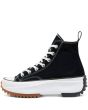 Zapatillas Converse de plataforma Run Star Hike High Top Negras Unisex izquierda