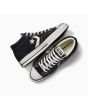 Zapatillas Converse Star Player 76 Mid Top negras y blancas para hombre superior